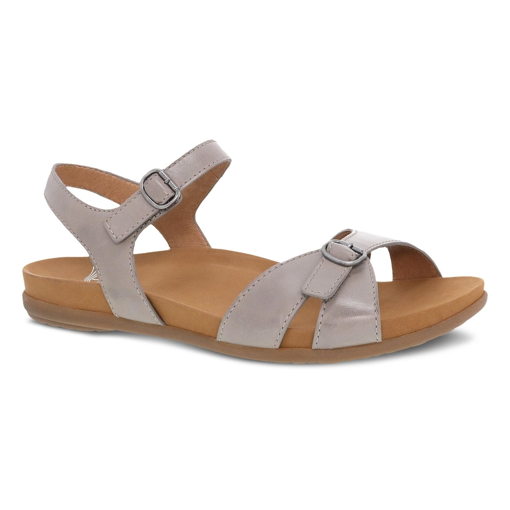 Dansko Gray Sandals Minimalist Comfort Design
